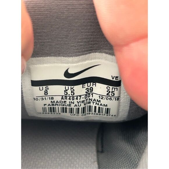 Nike Womens Size 8 Downshifter AR4947-001 Gray Running Shoes Sneakers - Picture 8 of 9